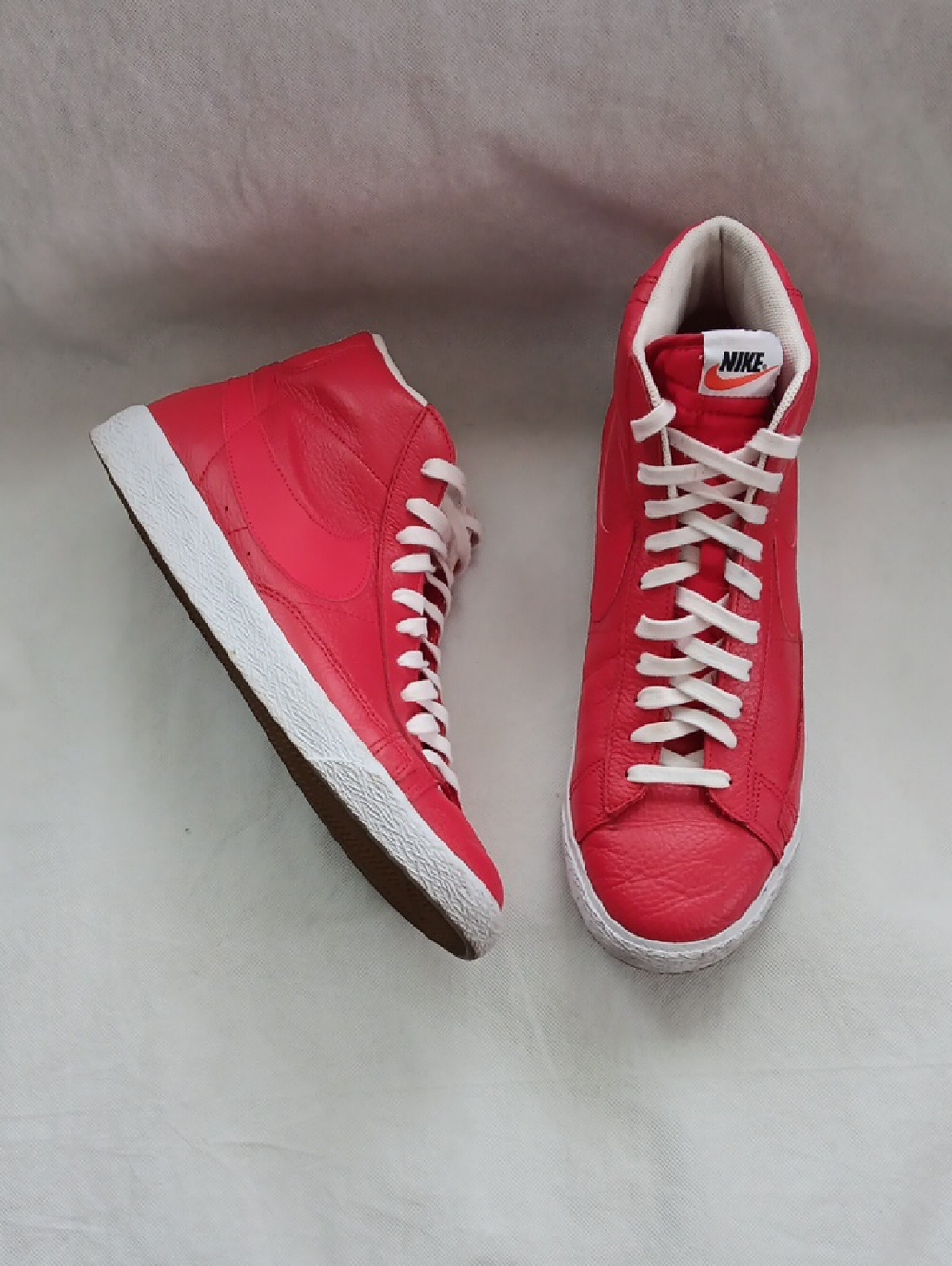 Nike Mens 12 Blazer Mid Premium Game Red 429988-604 Sneakers
